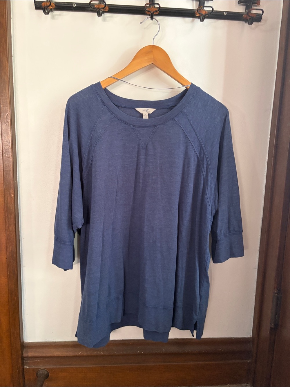 Lightweight Blue Women's Pullover Top